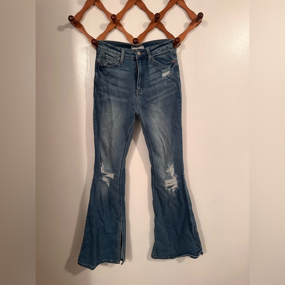 Cello blue flared jeans
